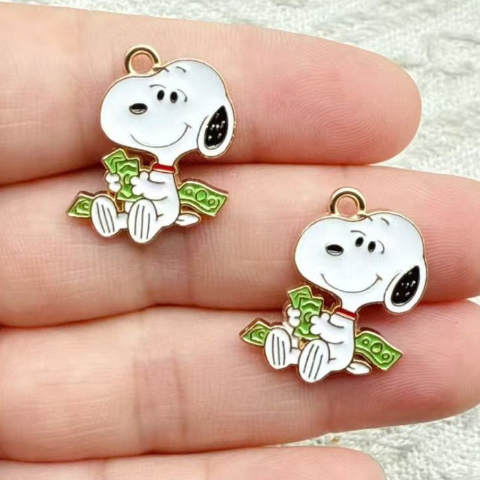 Wholesale 10pcs Halloween alloy Pendant DIY Keychain Earrings Necklace Pendant