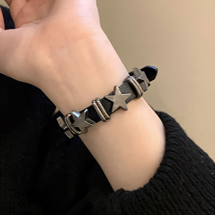 Wholesale Niche Bracelet Punk Exquisite Trendy Broken Silver Hundred Handheld Jewelry