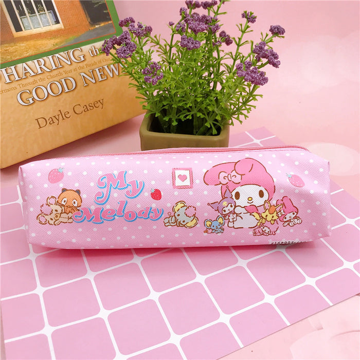 Wholesale Large Capacity PU Cute Cartoon Small Pencil Case JDC-PB-YaLL001