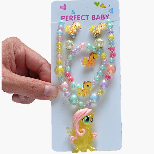 Wholesale Children' s Cartoon Cute Beaded Necklace