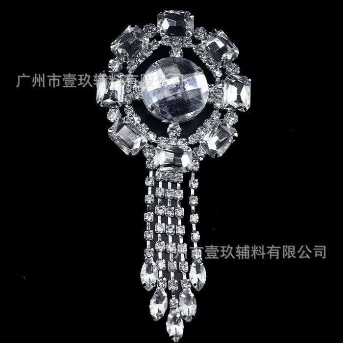 Wholesale DIY rhinestone bow clothing accessories