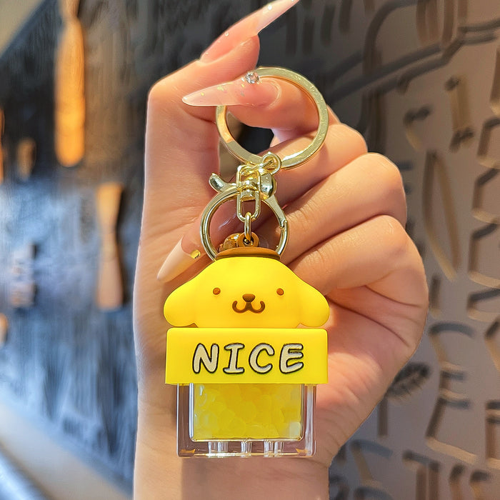 Wholesale Cute Cartoon Three-dimensional Aromatherapy Acrylic Keychain JDC-KC-ZhiZ005