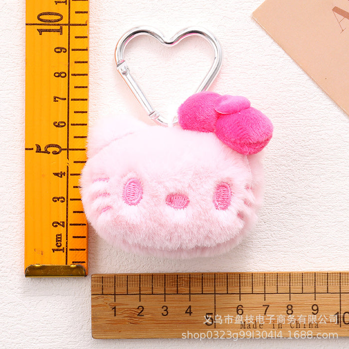 Wholesale Cute plush keychain bag charm made of PP cotton