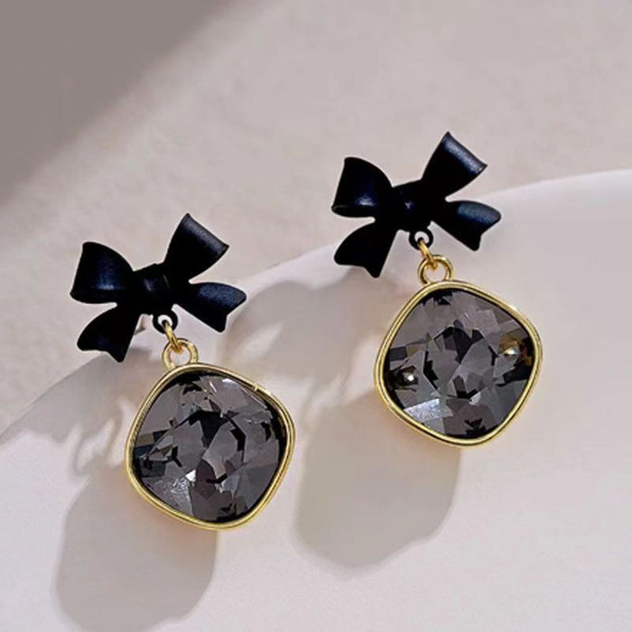 Wholesale black Bow Earrings for Women