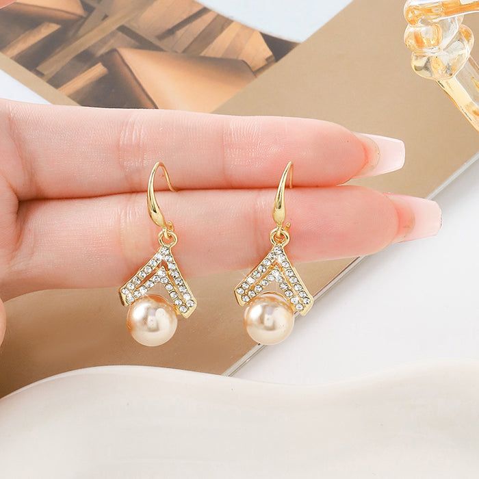 Wholesale Pearl earrings high-grade earrings all-match earrings