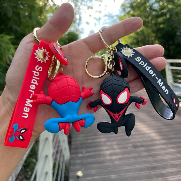 Wholesale Silicone doll keychain, internet famous car key pendant, creative bag decoration
