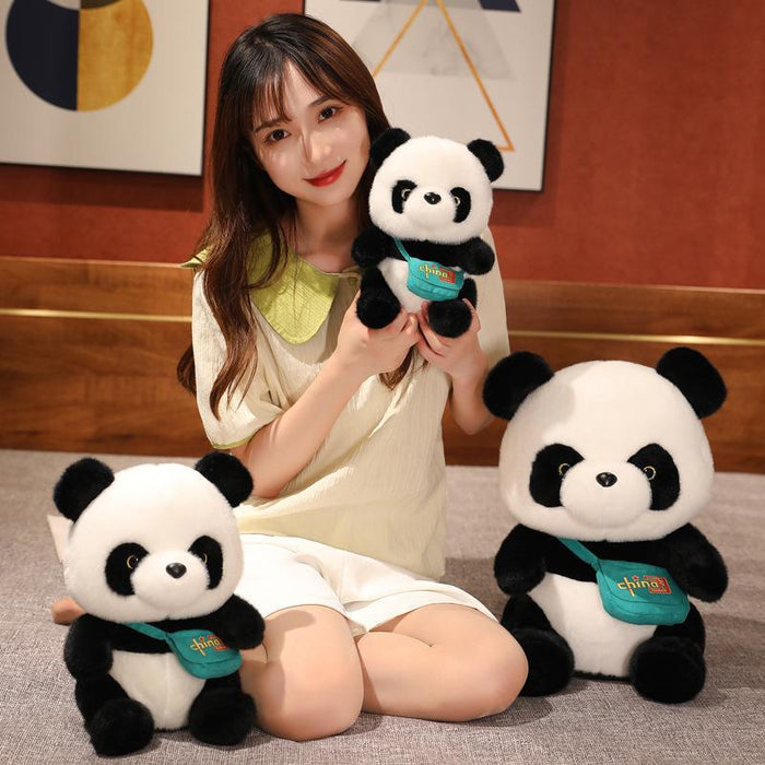 Wholesale Backpack Panda Plush Toy Children's Gift Sichuan National Treasure Tourism Souvenir Grab Machine Doll JDC-DO-MW003