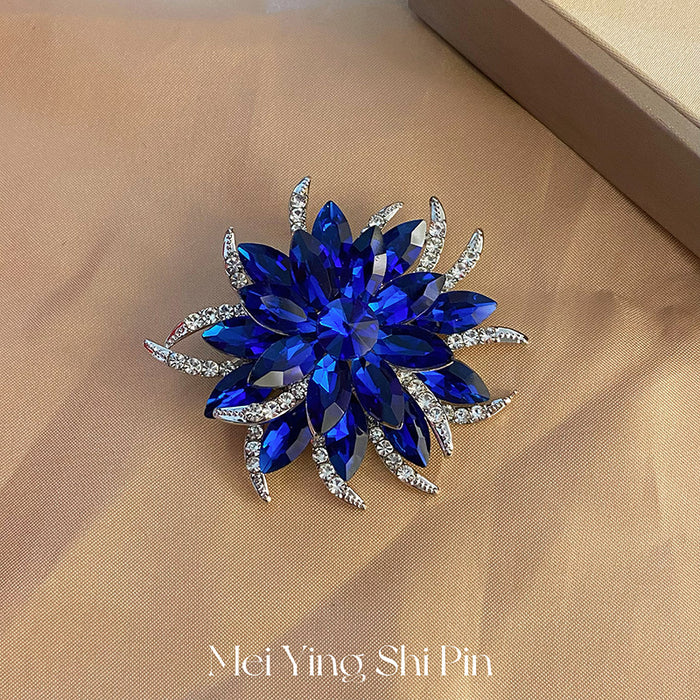 Wholesale Crystal Brooch Women's Diamond-encrusted Corsage Pin Accessories