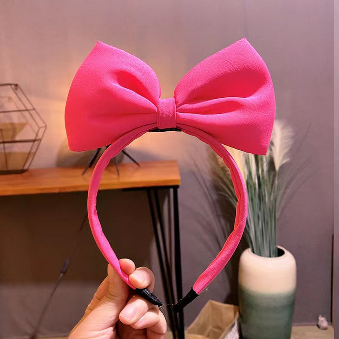 Wholesale Cute and Sweet Three-dimensional Bow Headband JDC-HD-MiaoY001