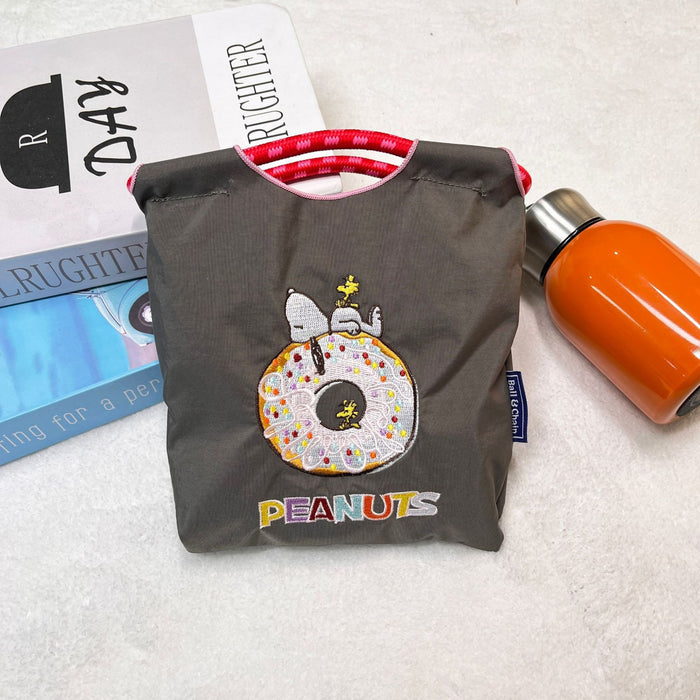 Wholesale Needle Embroidered Donut Mini Bag Mini Shoulder Crossbody Bag Handbag Canvas Bag