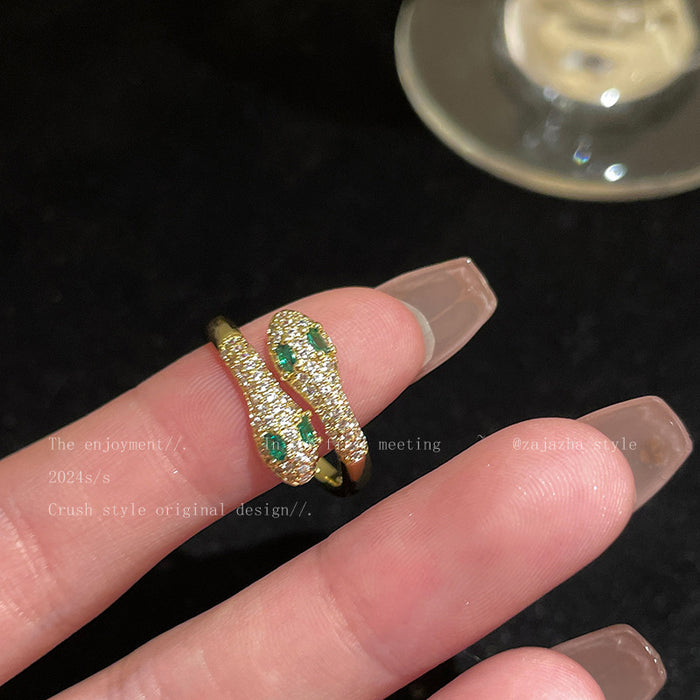 Wholesale Full Diamond Spirit Snake Bracelet, Light Luxury, Fashionable, High End, New Year's Style Jewelry