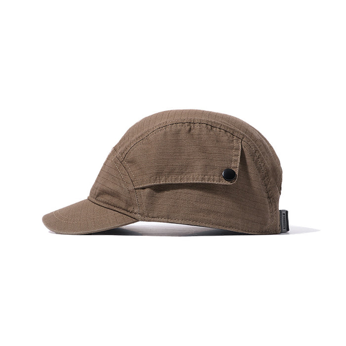Wholesale Retro functional short brimmed hat, outdoor duckbill cap, workwear, baseball cap