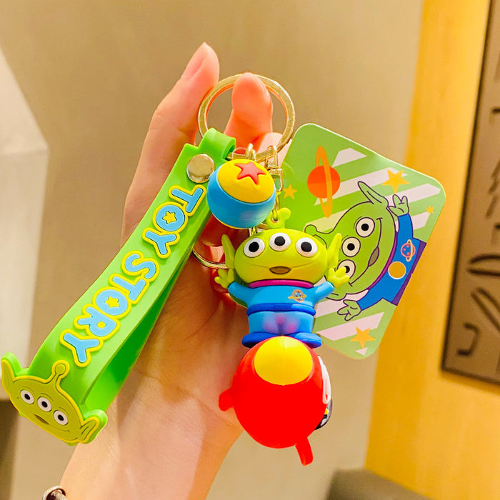 Wholesale Cartoon Cute Doll Student Backpack Pendant Creative Car Keychain