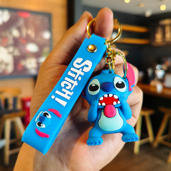 Wholesale Cartoon Doll Silicone Keychain JDC-KC-Tingm136