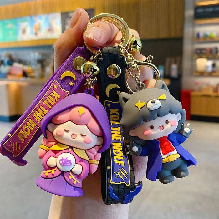 Wholesale Creative keychain figurine keychain trendy couple bag decoration