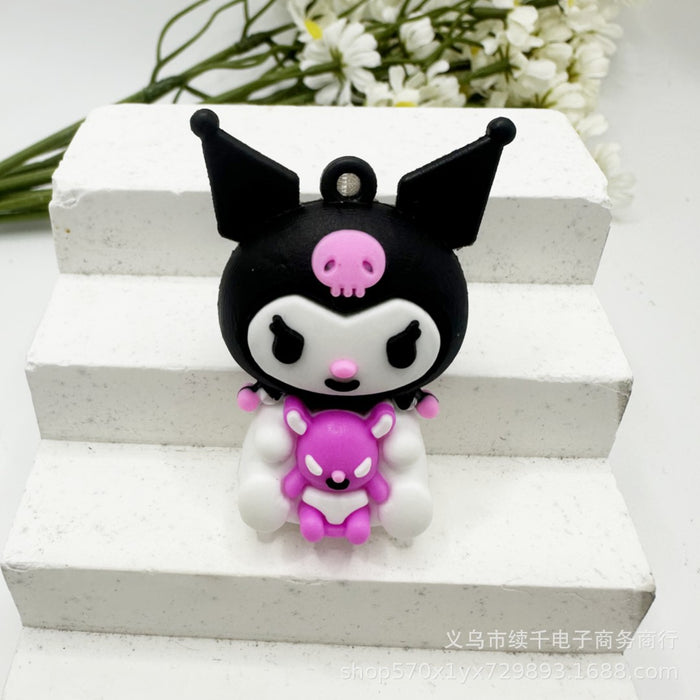 Wholesale Cartoon keychain, car keychain, blind box, doll accessories, exquisite