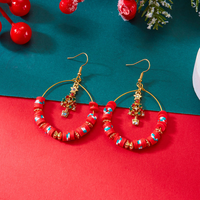 Wholesale Christmas Tassel Fashionable and Simple Earrings