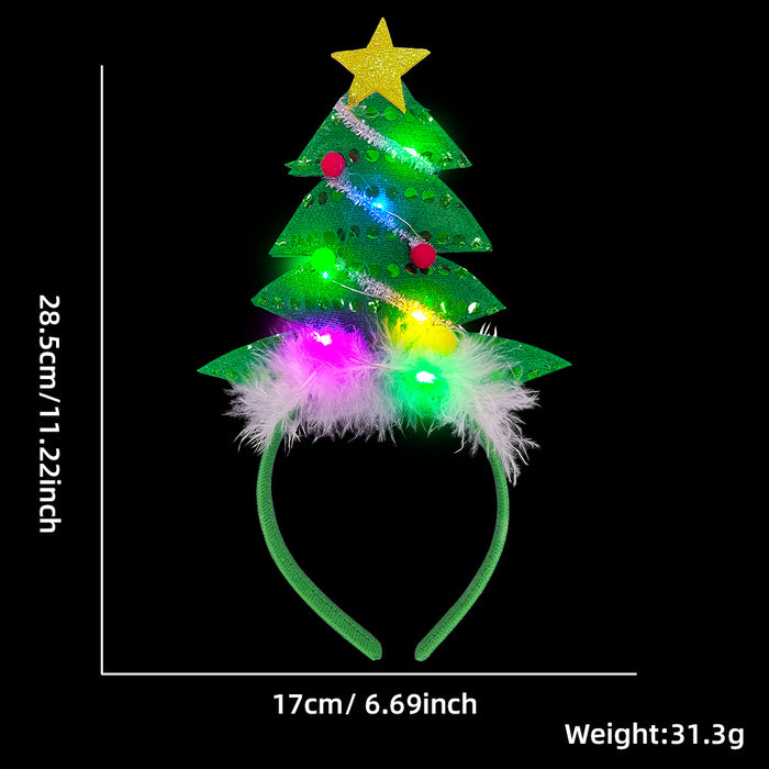 Wholesale Christmas Decorative Headband Elf Hat Headwear Party Supplies  Leg Headband