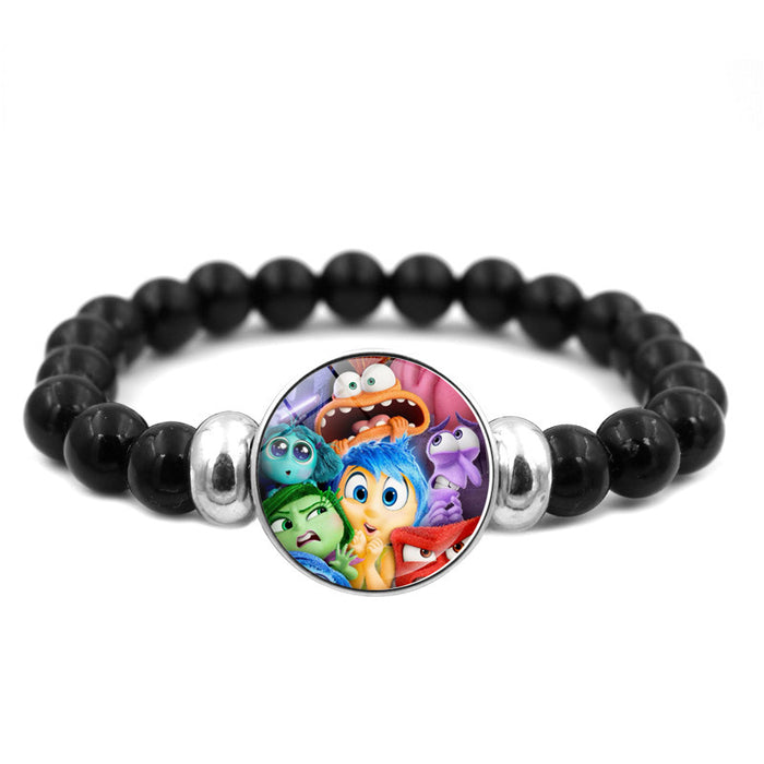 Wholesale Inside Out Beaded Bracelet Girl Gift Hot Sale Accessories Inside Out 2 Emotion Expression Bracelet JDC-BT-JY003