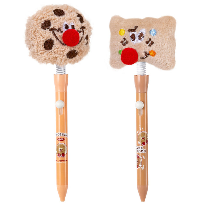 Wholesale Star monster plush doll gel pen creative cute rocking pen plush pen 0. 5mm black water pen