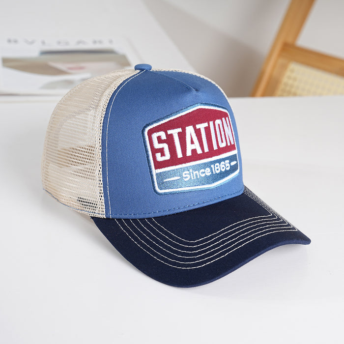 Wholesale Cotton Embroidered Baseball Cap Summer Versatile Street Trucker Hat Duckbill Cap