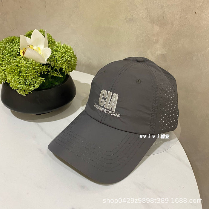 Wholesale Casual thin embroidered letter baseball cap street fashion big head circumference duck tongue cap wholesale