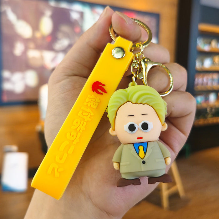 Wholesale Rubber Cartoon Three-dimensional Keychain JDC-KC-Tingm051