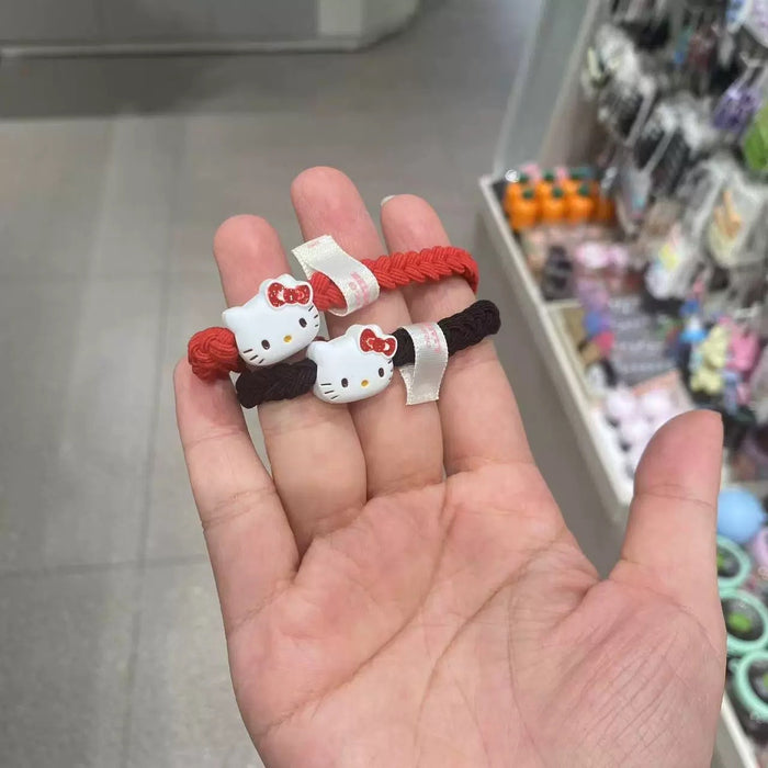 Wholesale Pair outfit, braided metal hair loop, small rubber band, couple, student, tie hair accessories