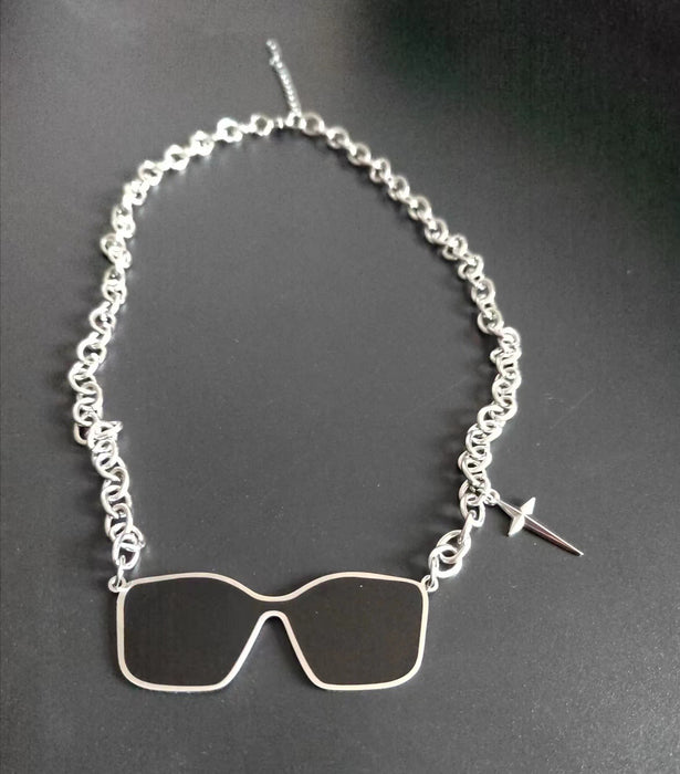 Wholesale Children's Sunglasses Stainless Steel Necklace JDC-NE-YSJZ006