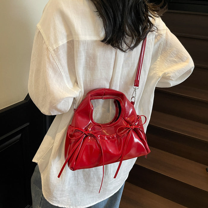 Wholesale Vintage pleated new fashionable versatile single shoulder handbag with large capacity commuting tote bag