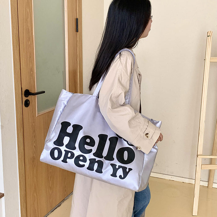Wholesale Large Capacity Cat Tote Bag Shoulder Bag College Students' School Bag