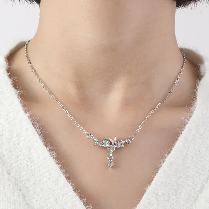 Wholesale Tassel Butterfly Necklace New Fashion Small Fresh