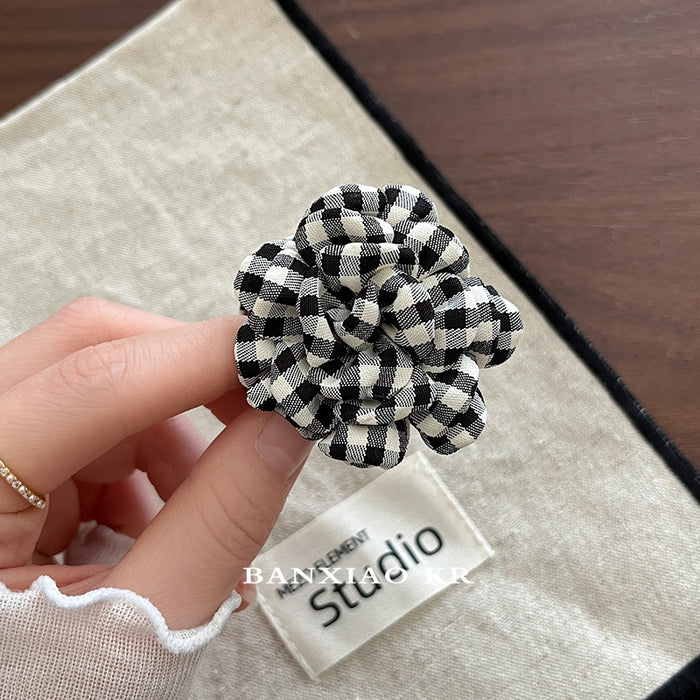 Wholesale Flower Gripper New Fabric Fashion Back of the Head