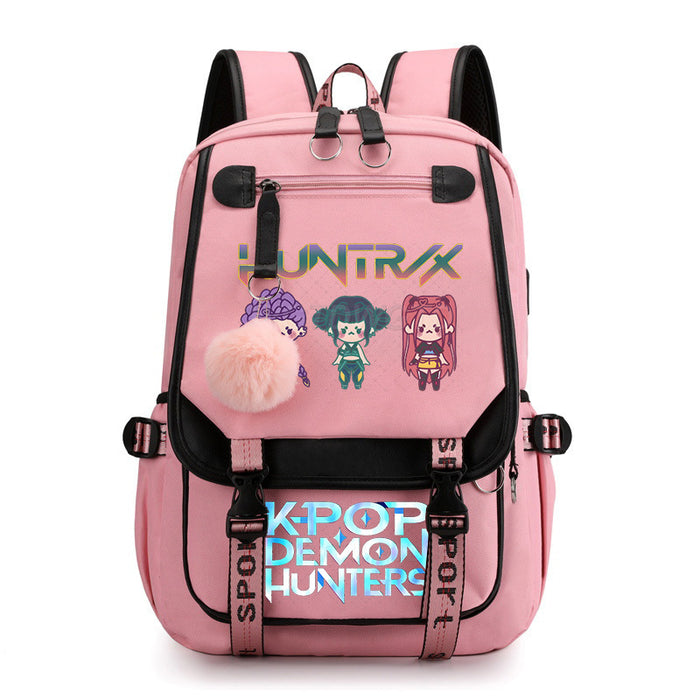 Wholesale  Fashionable Color-Block Unisex Backpack , Lightweight and Large Capacity