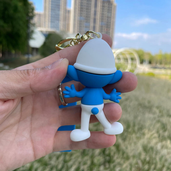 Wholesale Cartoon keychain, anime couple bag, pendant, car doll, small gift