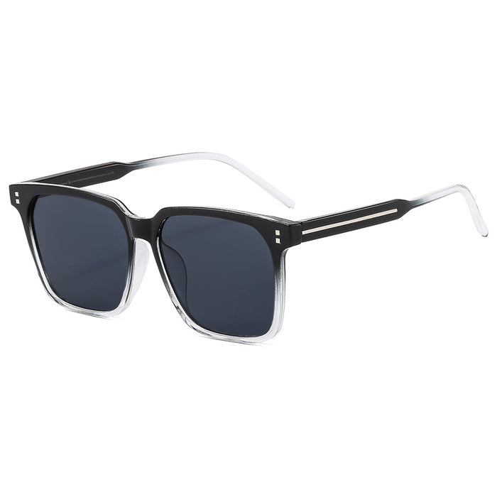 Wholesale Large frame sunglasses with UV protection, outdoor sunshade, rice studs, fashionable and personalized sunglasses