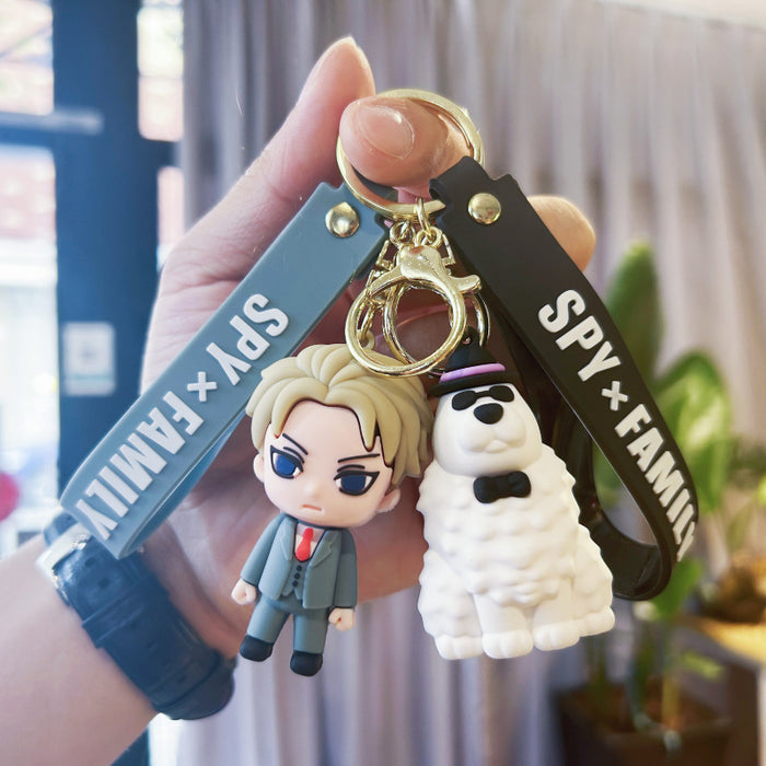 Wholesale Cute PVC Cartoon Keychains for Couples
