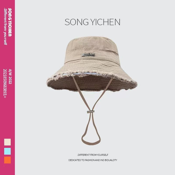 Wholesale Big-brimmed Fisherman Hat Holiday Hanging Hat Sunscreen Sunshade Hat