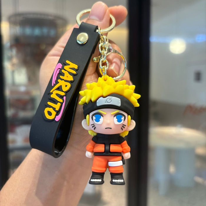 Wholesale Cute anime character PVC keychains