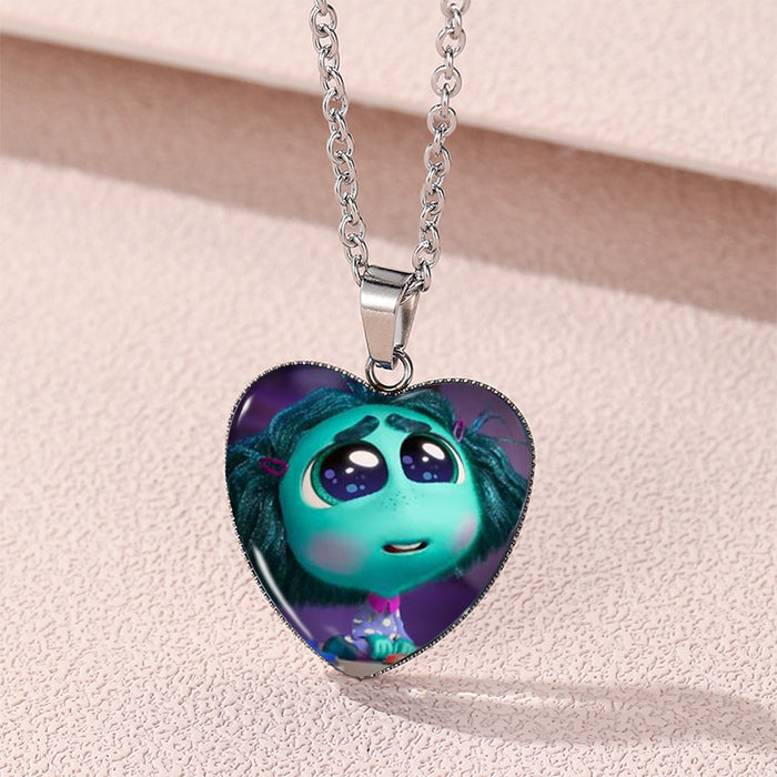 Wholesale Cartoon Alloy Children's Love Necklace JDC-NE-XiangL003