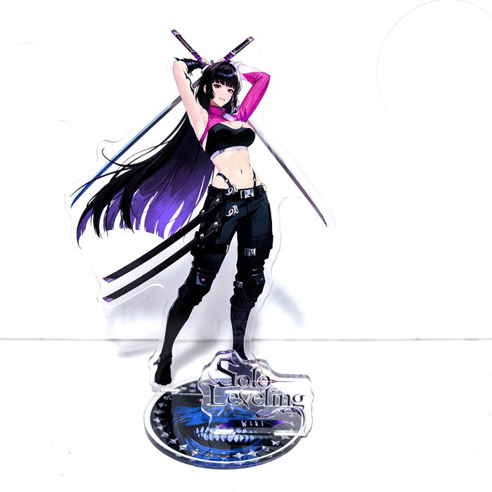 Wholesale 15cm double plug acrylic standing single-layer double-sided pattern