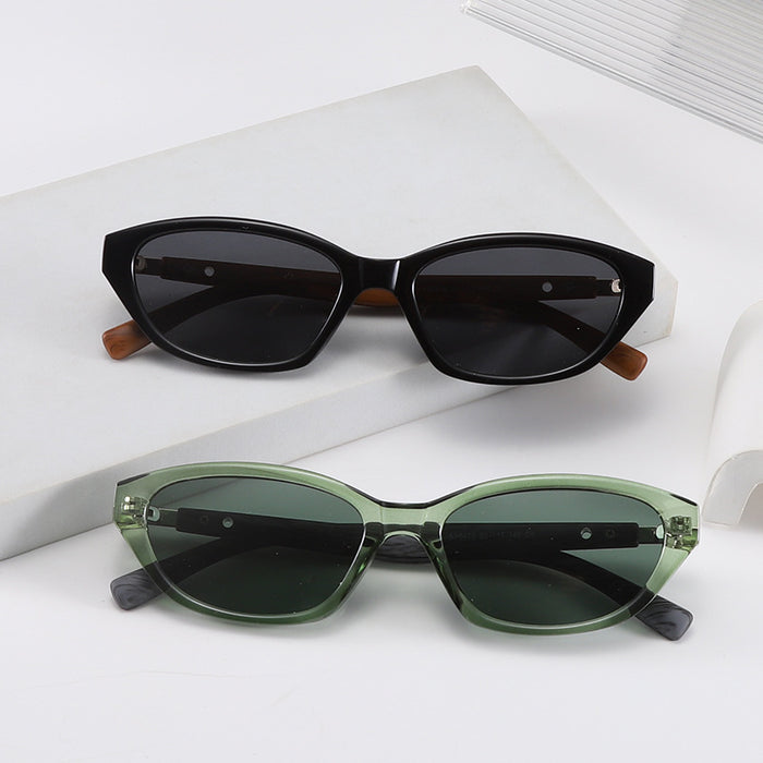 Wholesale Sunglasses with high-end feel, UV resistant, wood grain leg sunglasses