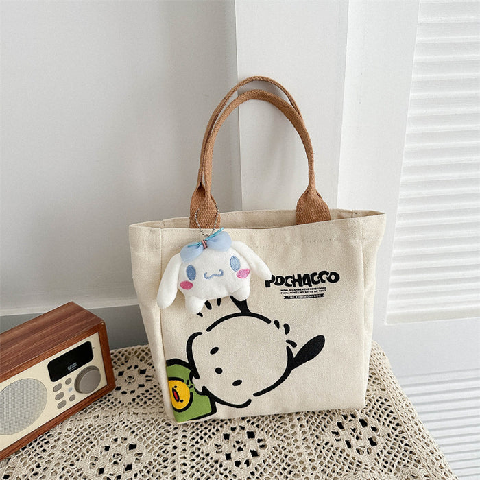 Wholesale Canvas bag new simple commuting niche fashion mini handheld small cloth bag