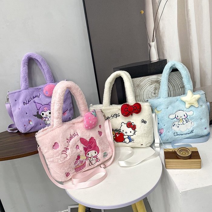 Wholesale Cute cartoon plush handbags