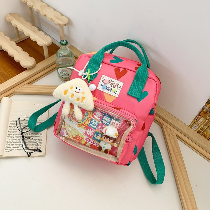 Wholesale Baby Backpack, Super Cute Girl Love Portable Backpack Snack Bag