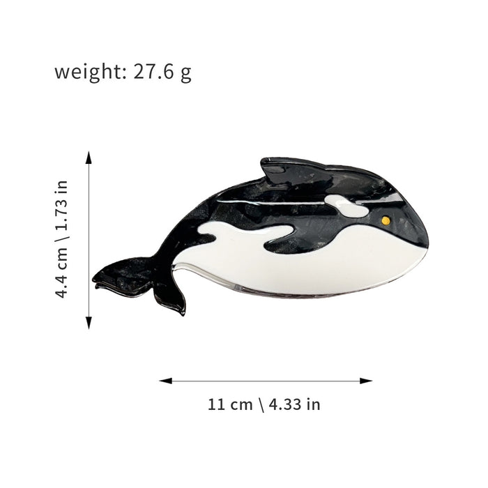 Wholesale Ocean Whale Acetate Hair Claw Clip Cute Hair Accessory for Everyday Styling