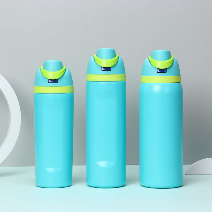 Wholesale Fruit Cup Stainless Steel Insulated Cup High-Value Double-Drink Pop-Up Cup Large-Capacity Sports Water Cup