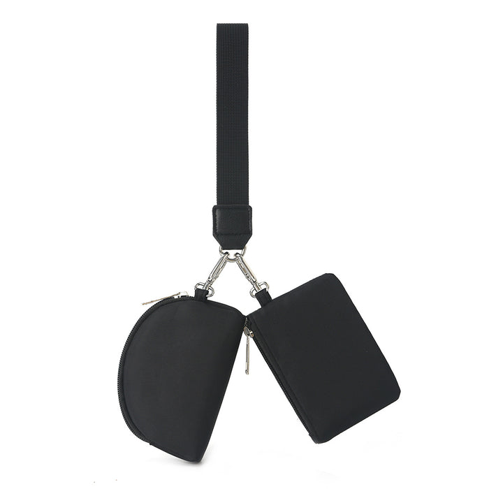 Wholesale Same style wrist bag, portable Lulu card bag, bank card mini change storage bag