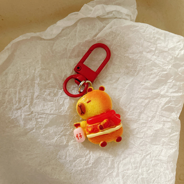 Wholesale Keychain pendant, cute cartoon backpack hanging accessory, accessory