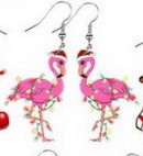 Wholesale Acrylic Christmas Cartoon Christmas Tree Earrings JDC-ES-Qiany008